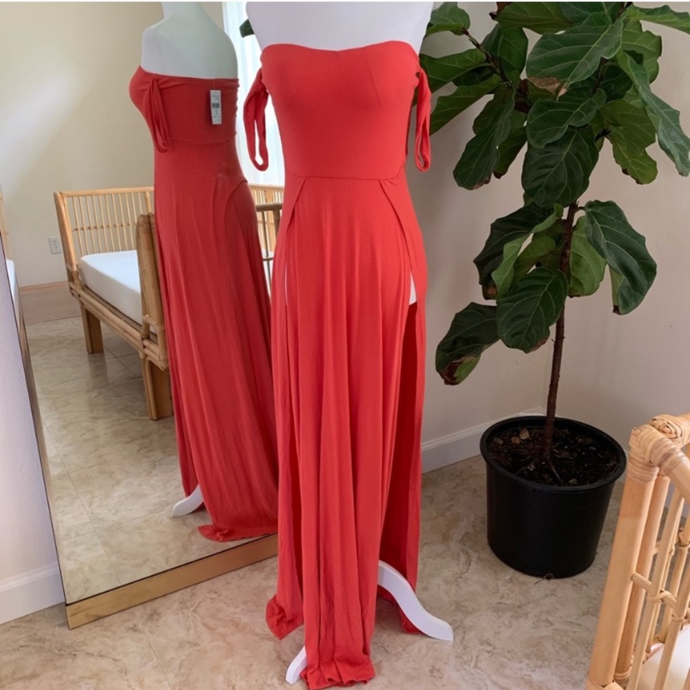 High slit sexy long dress